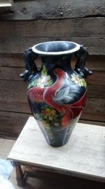 VINTAGE POTTERY LARGE AMPHORA VASE