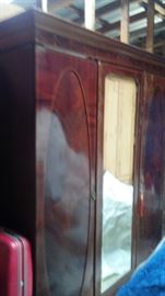 OLD EDWARDIAN ARMOIRE