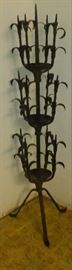 FRENCH IRON CANDLESTAND