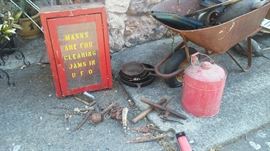 ANTIQUE IRON IMPLEMENTS