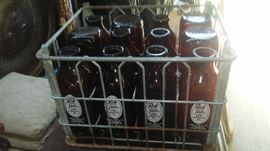 Red Top Dairy Milk Bottles