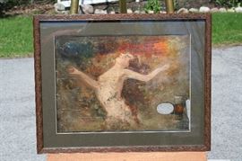 Charles Gruppe - painted artist pallet