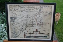 early hand colored map 2