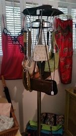 Purses and lingerie.