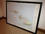 3-D map of Hawaii