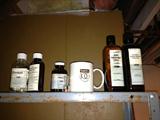 Vintage Upjohn bottles, etc