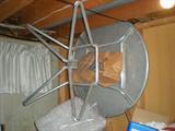 Aluminum patio table (has matching umbrella w/ base)