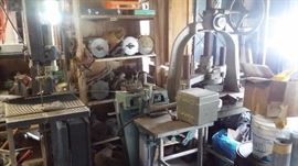 BAND SAW & METAL PRESS