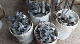 BUCKETS OF FENCING PARTS