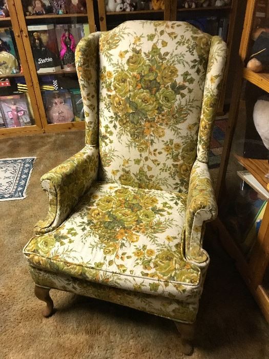 Wing back chair (there are 2 of these)