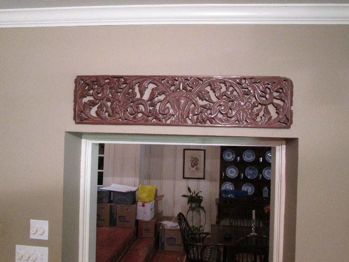 Wood Carved Panel