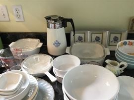 Corning Ware, homer Laughlin, etc