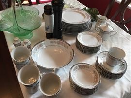 Set of pretty vintage Japan dishes