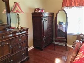 Armoire, full length mirror