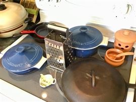 Cuisinart and cast iron cookware