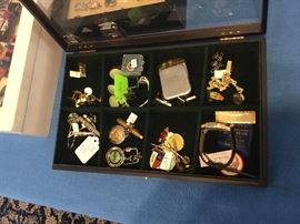 Vintage Men’s buttons & cufflinks, military,  etc