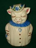 Shawnee "Winnie" Pig Cookie Jar, mint unused condition