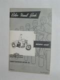1961 Harley-Davidson Rider Hand Book for Servi-Car