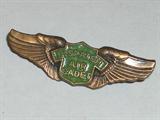 Air Cadet Dispatch enameled wing pin, 1 1/4"