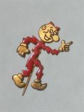 1950's Reddy Kilowatt 1" advertising stick pin