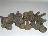 Lot of railroad date stamp nails (for ties)