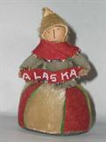 Alaska beaded and seal fur souvenir doll