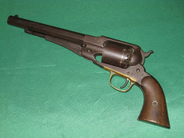 Civil War era Remington 1858 New Model Army .44 caliber percussion revolver, serial #47856