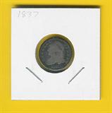 1837 Capped Bust silver dime