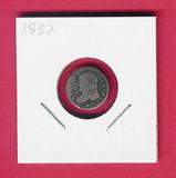 1832 Capped Bust silver half-dime