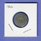 1866 Shield nickel