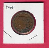 1848 Large cent