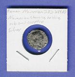 Ancient Roman silver coin