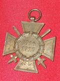 WW1 German Cross of Honor 1914-1918 Medal for War Participants, Widows and parents, marked 87 R.V. PFORZHFIM