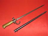 French Star Blade 17 1/2" Bayonet w/ scabbard