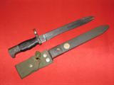 Spanish 14" Bayonet with scabbard