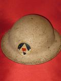 WW1 or WW2 U.S. Civil Defense 206th Division helmet