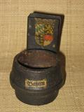 Cast Iron Bayern Coat of Arms Match Holder Ashtray