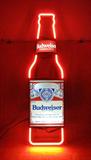 1989 Neon Budweiser Beer Bottle Sign, 44" x 12", works great
