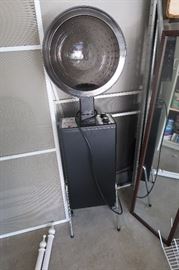 Seller was a hair dresser, and has capes, dryer, and other items specific to someone in the trade.