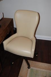 Bristol leather desk chair from Ethan Allen.