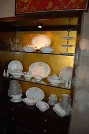 Tiffany & Co pitcher.   Set of Arcadian China.