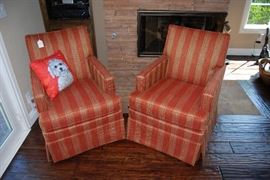 PAIR OF ETHAN ALLEN ROCKING CHAIRS.  BRAND NEW CONDITION.