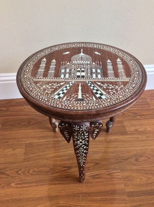 Ornate Side Round Table.