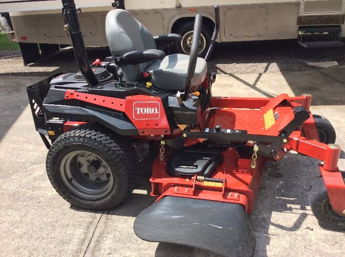 2018 Toro Titan HD Mower. Model No. 74451. Turbo Force 52. V. Twin. 708 cc Engine. Very Low Hours. Serviced late April 2018.