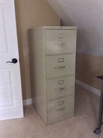 4-Drawer File Cabinet. 