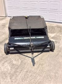 Craftsman High Performance 42" Lawn Sweeper. 
