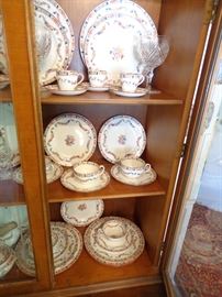 65-piece set of Mintons fine bone china, pattern A4807.