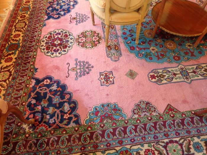 Beautiful 12'x9' hand-knotted rug. 