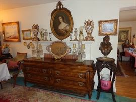 Karges “Venetian” bombe long double dresser.
