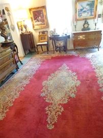 Gorgeous 10'x17.5' Kerman wool rug. 